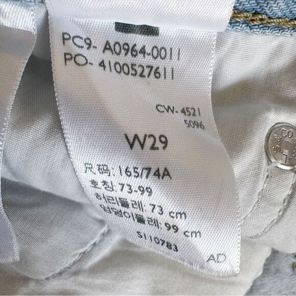 Levi's Low Pro Women's Jeans in Charlie Won Light Wash Distressed Size 29 - Picture 14 of 15